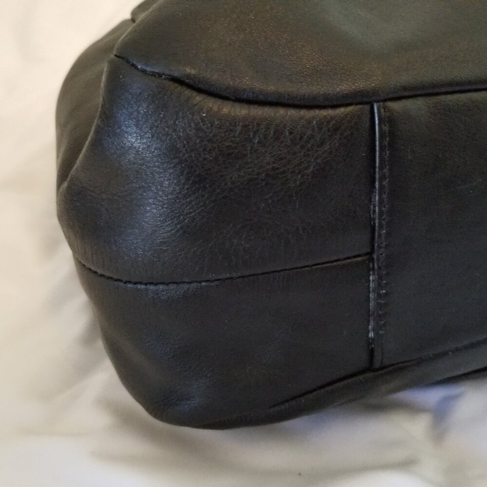 Authentic Coach Black Soft Leather Hobo Campbell Shoulder Bag Purse 2013 - Picture 9 of 13